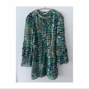 Parker•100% Silk Mermaid Mini Dress•Small